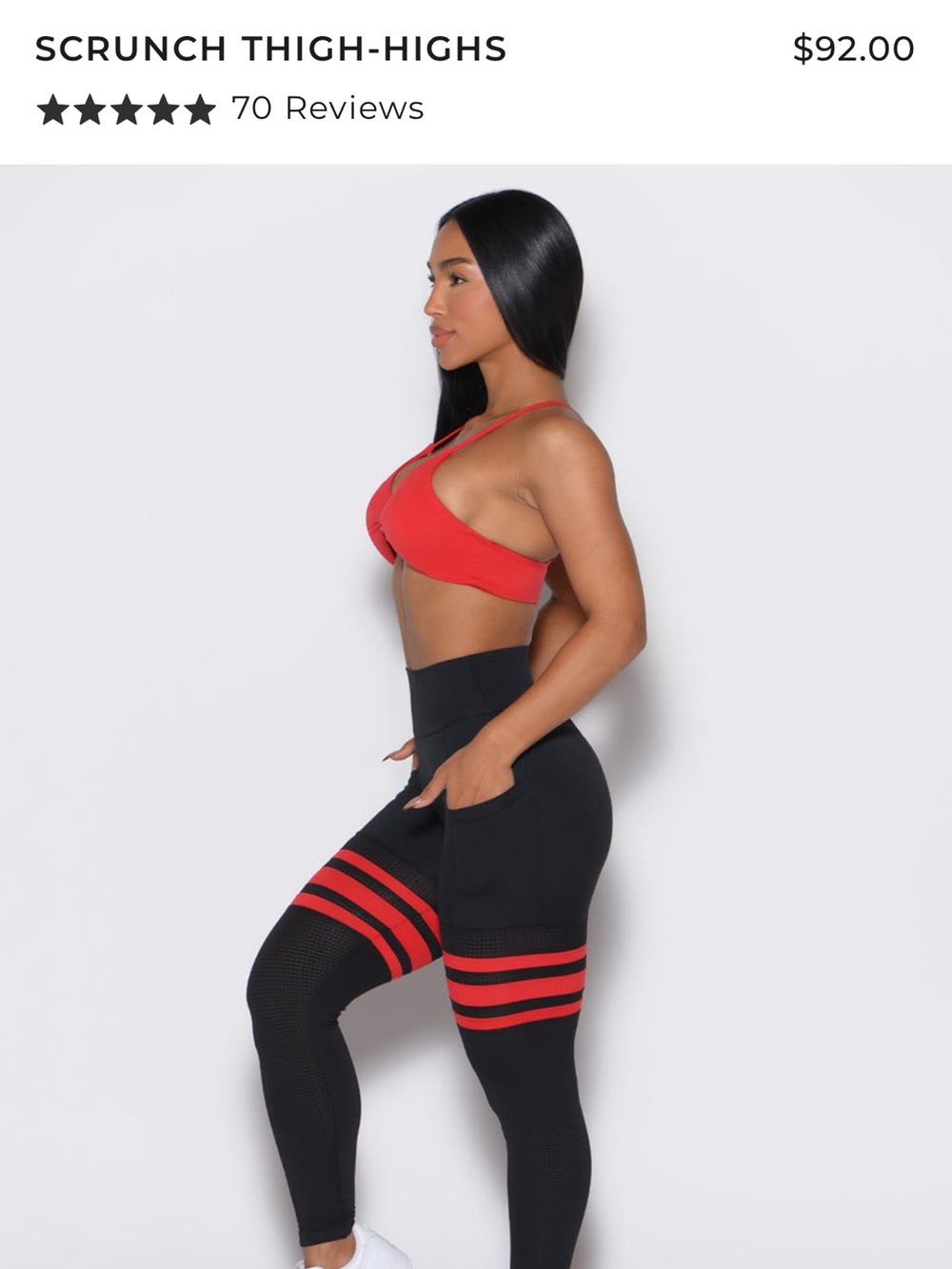 Bombshell Sportswear Scrunch Thigh-High Leggings